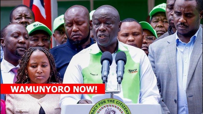 Rigathi Gachagua is addressing the nation from Wamunyoro, a day after President William Ruto's national address.