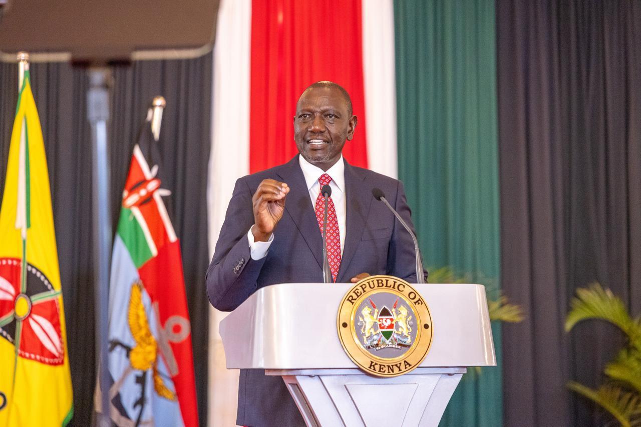 President William Ruto at ACK st Stephens Church, Chepkoilel